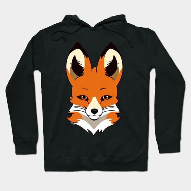 funny fox Hoodie by youssda